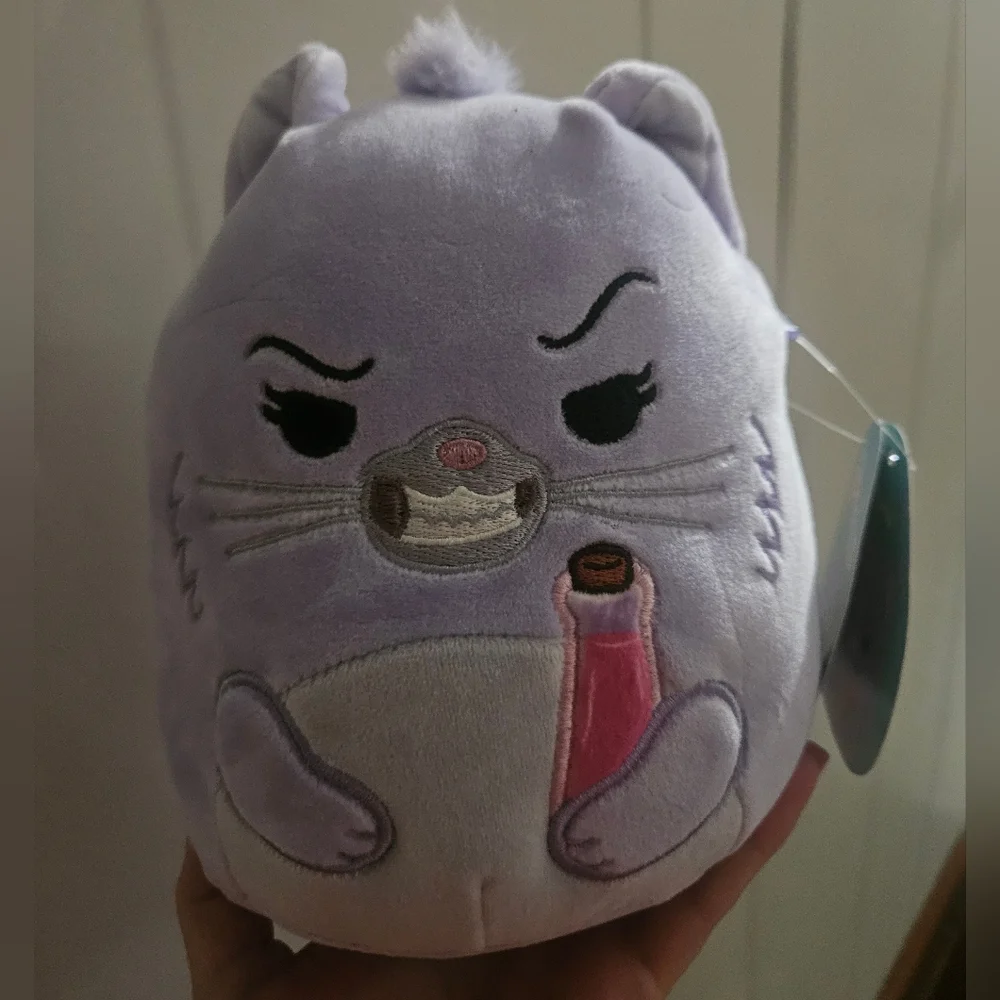 NWT Yzma Disney Squishmallow Purple Cat 6.5
